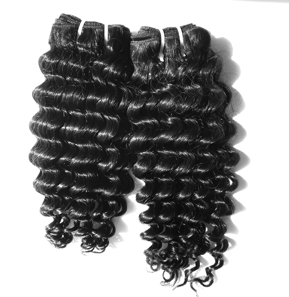 Raw Cambodian Bora Curl 4*4 closure+Bundles Cuticles Aligned - Image 5
