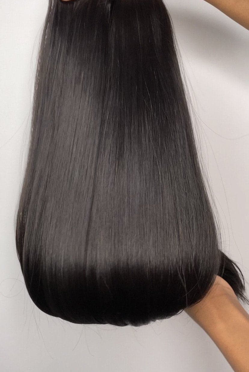 Raw Myanmar Straight Hair Bundles Align Cuticles - Image 3