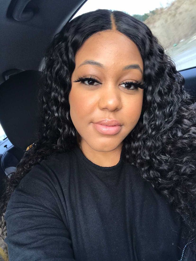 180% Density 6*6 Curly Wig Raw Cambodian Hair Aligned Cuticles - Image 2