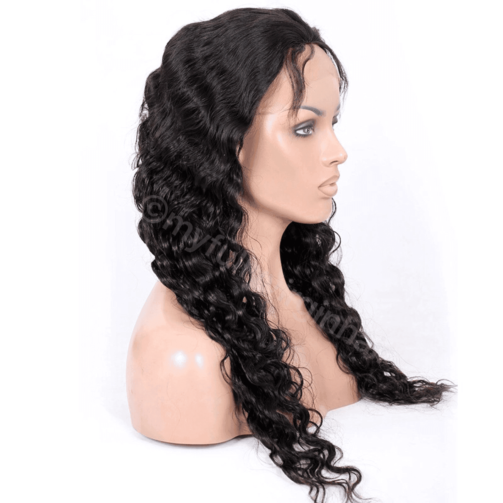 6inch Part Deep Wave Wig Raw Indian Hair 180% Density Aligned Cuticles - Image 3