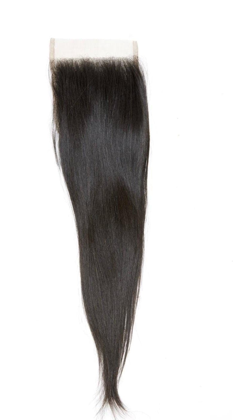 Raw Myanmar Silky Straight 4*4 closure+Bundles Cuticles Aligned - Image 4