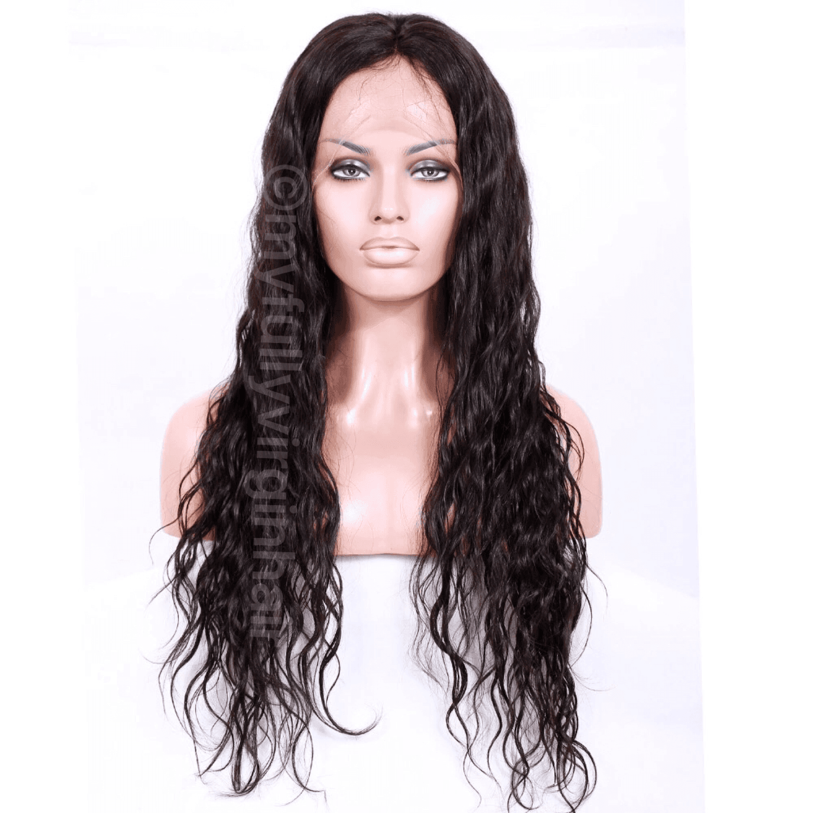 Raw Cambodian Loose Wave 13*4  Wig 180% Density Aligned Cuticles - Image 1