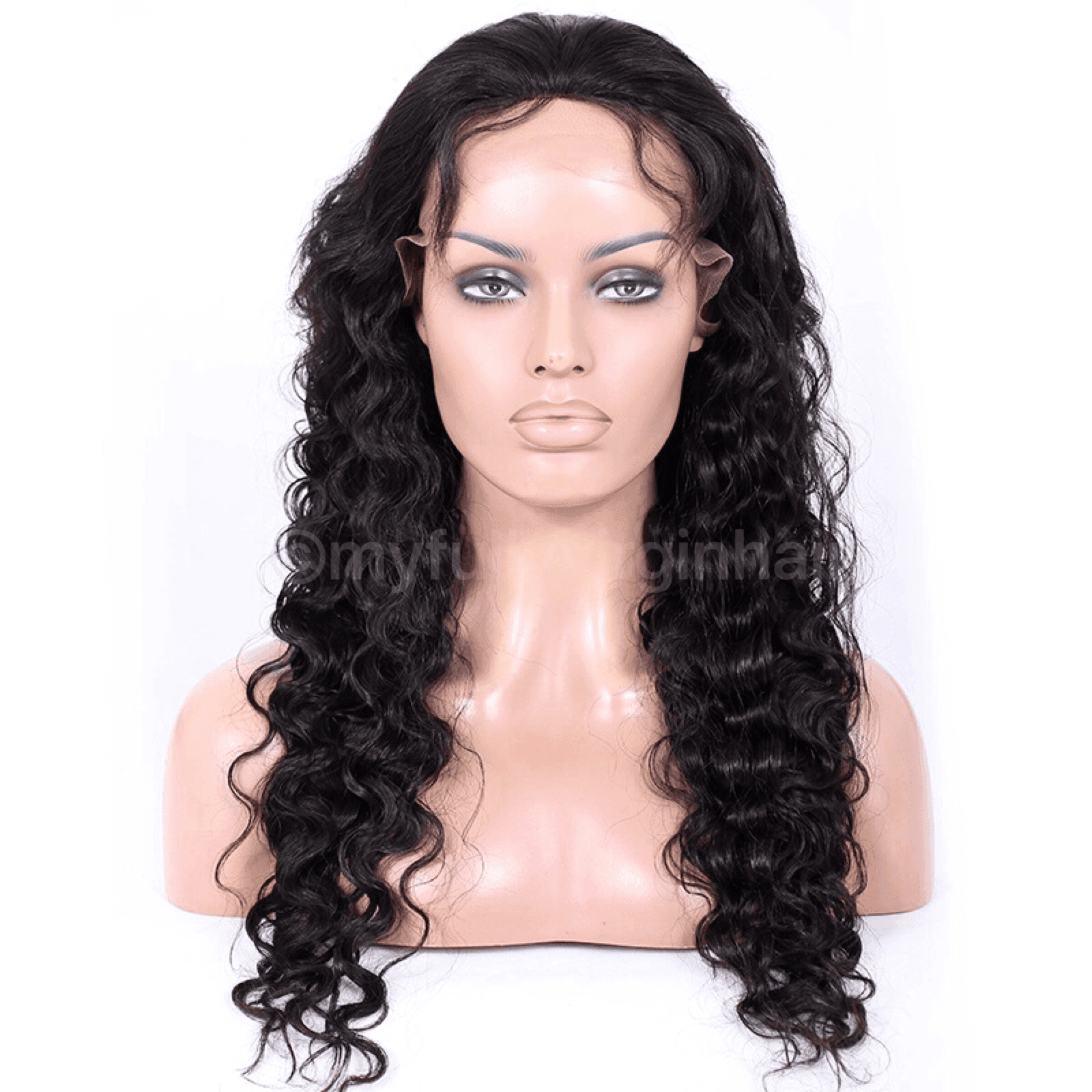 Raw Myanmar 13*6  Profound Wave Wig Hair 180% Density Aligned Cuticles - Image 1