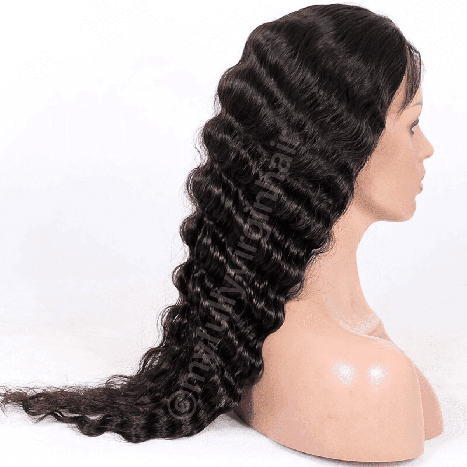 6inch Part Deep Wave Wig Raw Indian Hair 180% Density Aligned Cuticles - Image 4